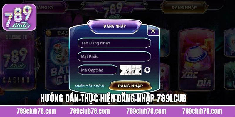 Quy trình đăng nhập 789club với thao tác đơn giản