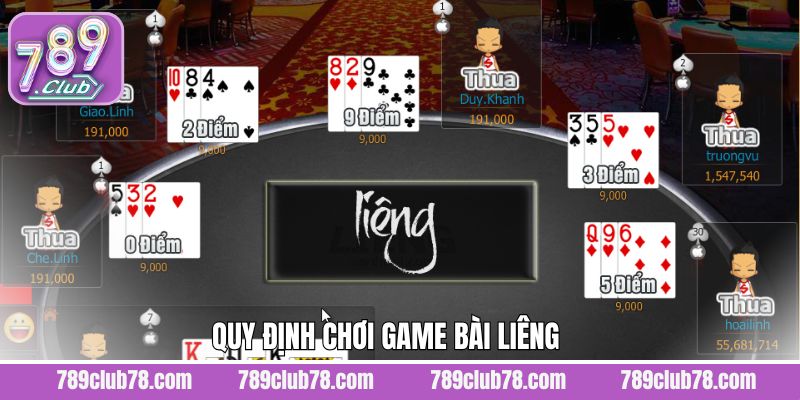 Quy định tham gia game bài tại 789Club