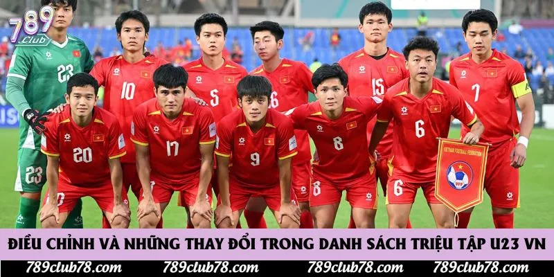 Điều chỉnh và những thay đổi trong danh sách triệu tập U23 Việt Nam